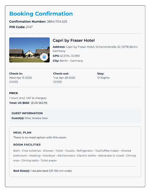 Summy Hotel Sample 1